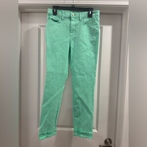 Lilly Pulitzer Mint Green Skinny Jeans Sz 8